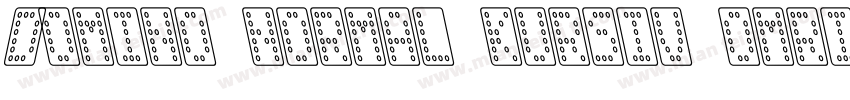 Domino normal kursiv omrids字体转换